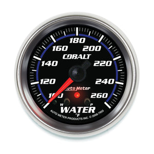 AutoMeter 7955 Autometer Cobalt 66.7mm 100-260 Degree F DSM Water Temperature Gauge