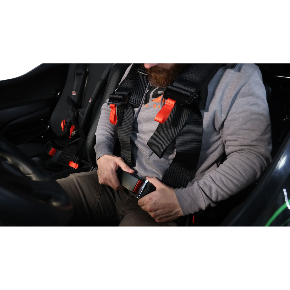 Tusk 1852480013 4 Point 3 inch H-Style Safety Harness Passenger Side