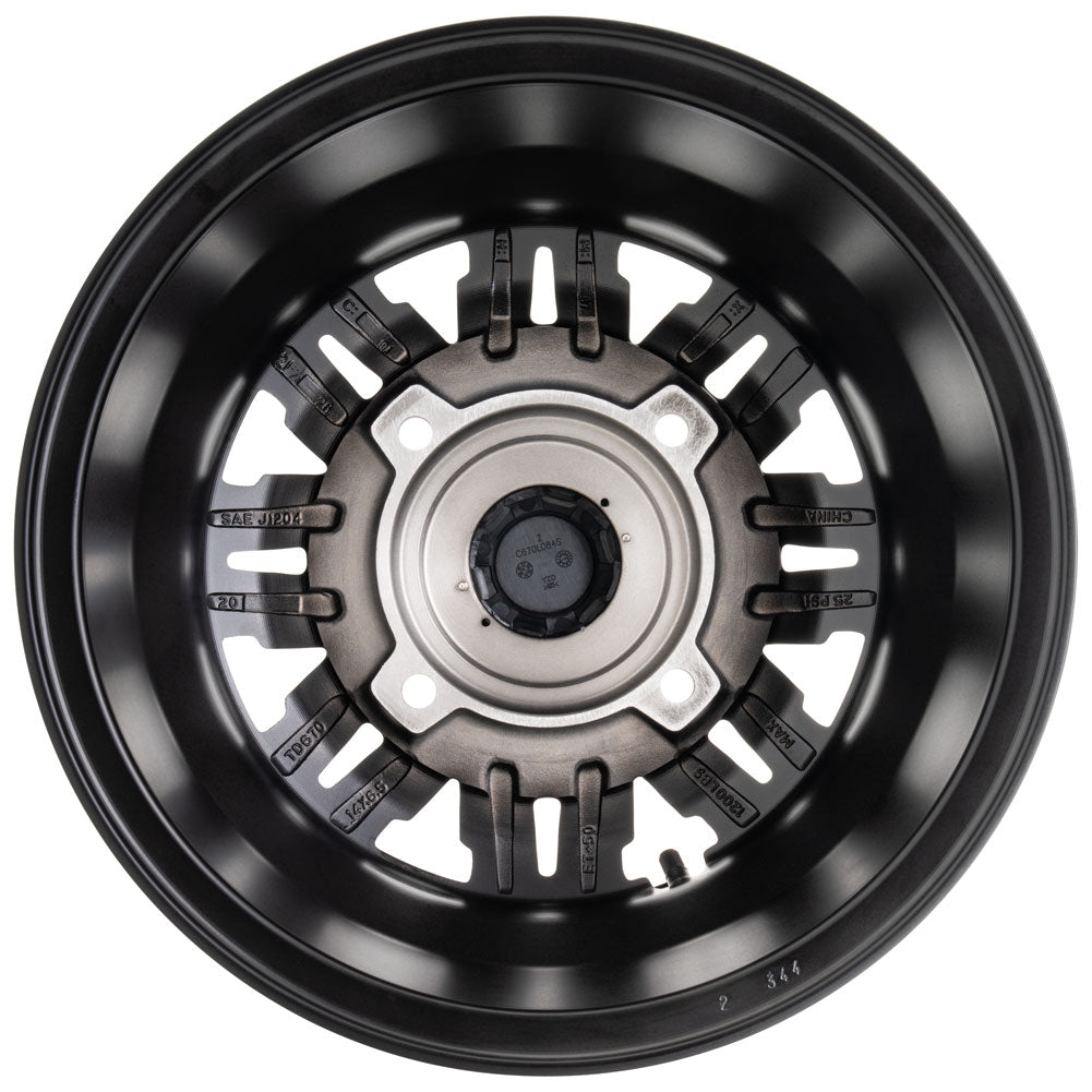 Tusk 1852790020 Teton Beadlock Wheel 14x7 4/156 6+1 Gun Metal Black