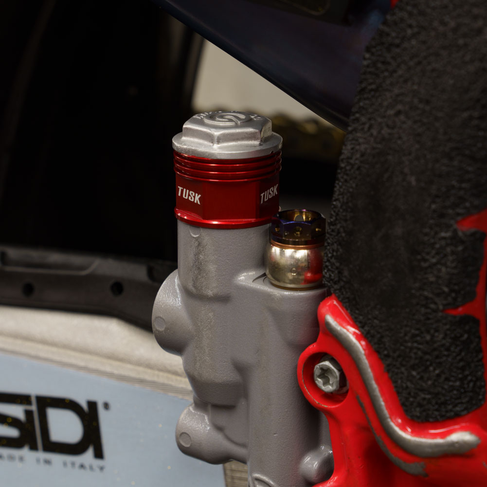 Tusk 1857280003 Rear Brake Reservoir Extender Red