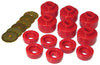 Prothane 7-147 fits Chevy 07-14 Silverado Body Mount 12 Bushing Kit - Red
