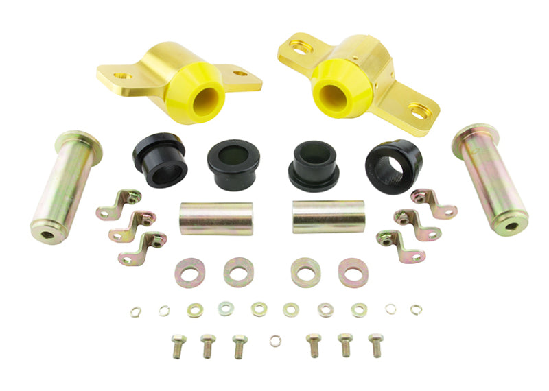 Whiteline KCA433 Mustang (Inc GT/fits Shelby 05-10 GT500) C/A Lwr Inner Ft & Rr Bushing (Anti Dive/Caster Corr)