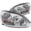 ANZO 121092 2005 Mercedes Benz S Class W220 Projector Headlights Chrome