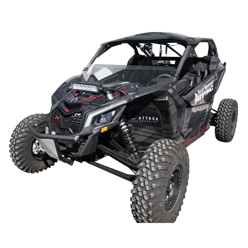 Tusk 1868600001 Removable Half Windshield Clear - Scratch Resistant