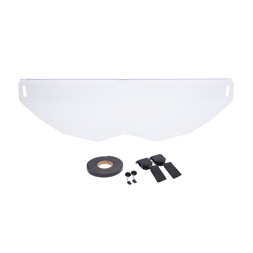 Tusk 1868600001 Removable Half Windshield Clear - Scratch Resistant