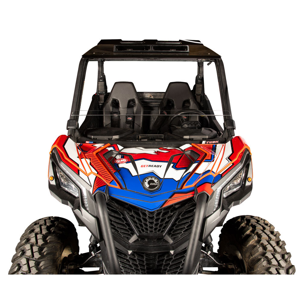 Tusk 1868600008 Removable Half Windshield Clear