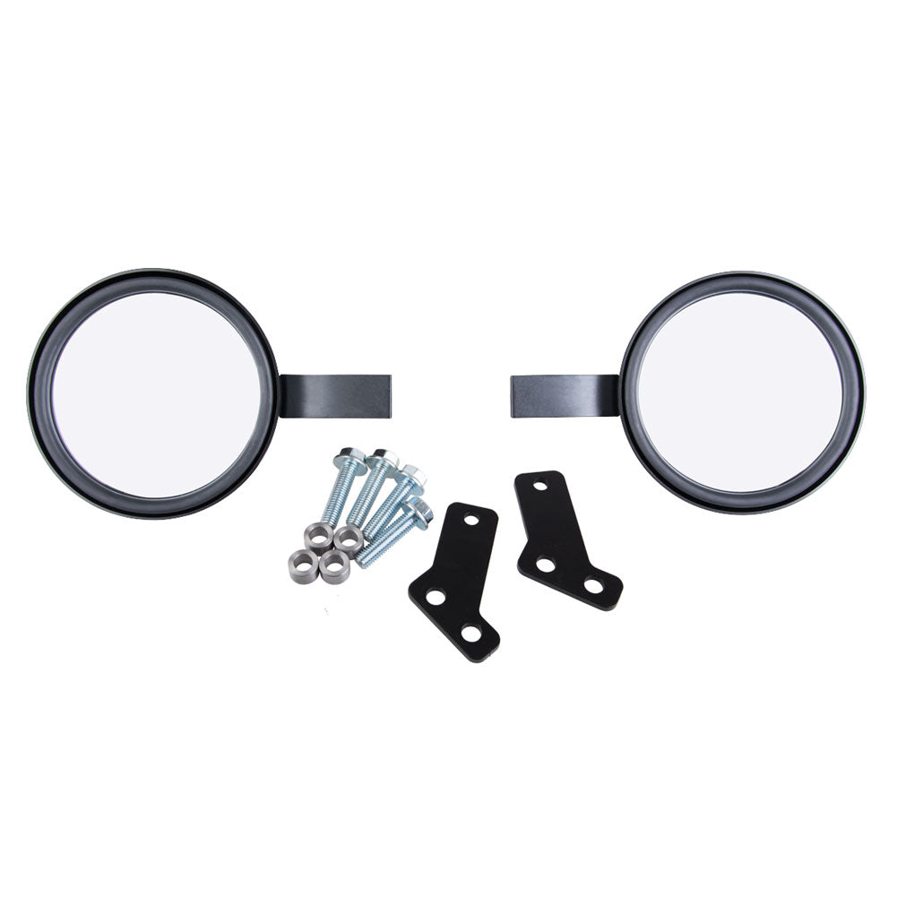 Tusk 1868840002 Alloy UTV Mirror Kit w/A-Pillar Mounts