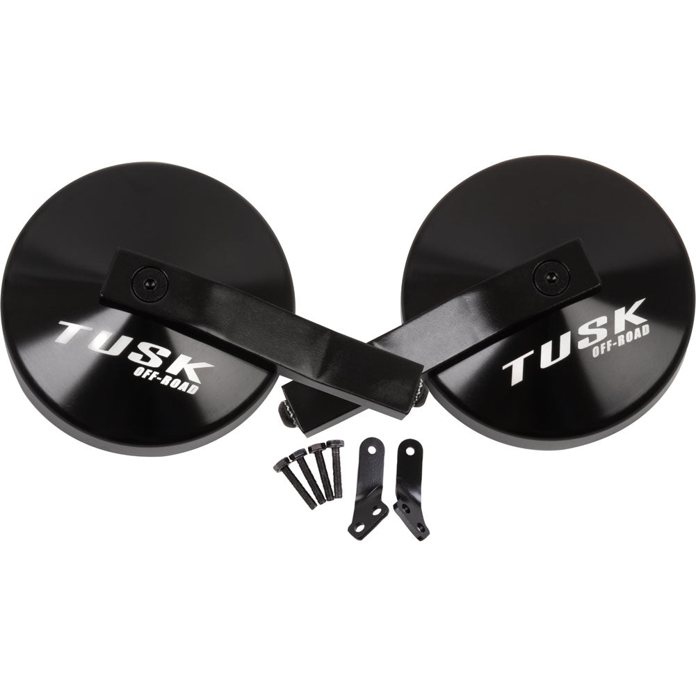 Tusk 1868840003 Alloy UTV Mirror Kit w/A-Pillar Mounts