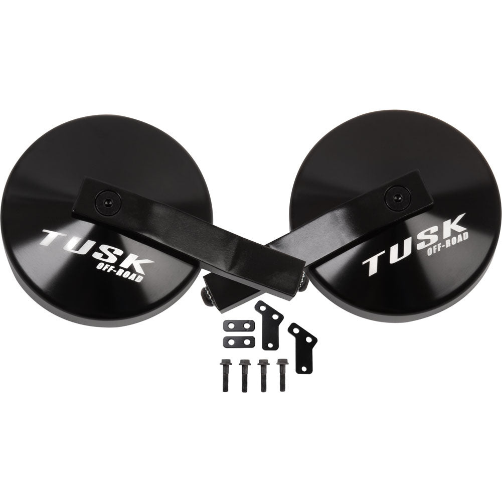 Tusk 1868840004 Alloy UTV Mirror Kit w/A-Pillar Mounts