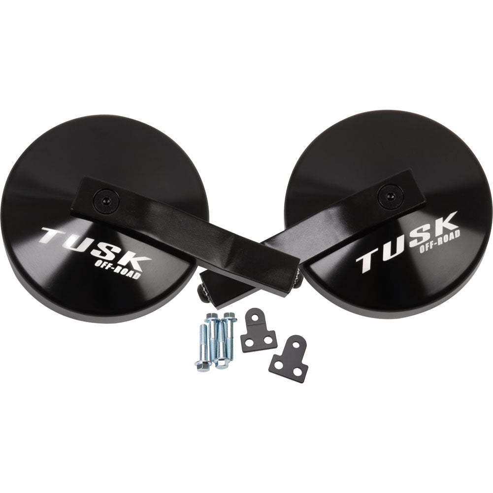 Tusk 1868840005 Alloy UTV Mirror Kit w/A-Pillar Mounts