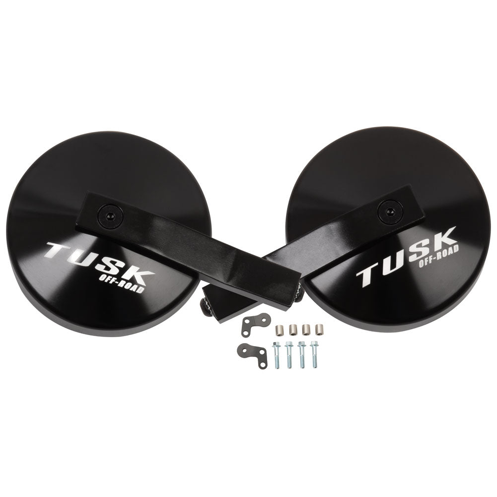Tusk 1868840006 Alloy UTV Mirror Kit w/A-Pillar Mounts