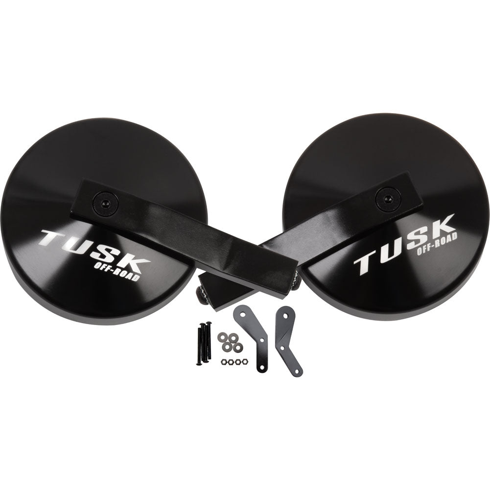 Tusk 1868840008 Alloy UTV Mirror Kit w/A-Pillar Mounts