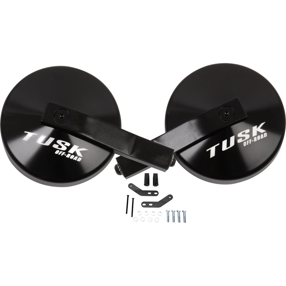Tusk 1868840010 Alloy UTV Mirror Kit w/A-Pillar Mounts