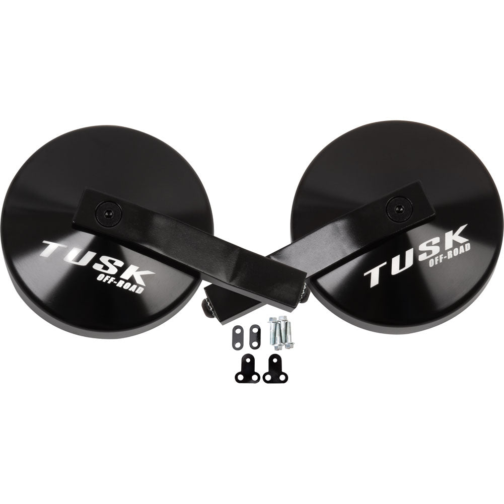 Tusk 1868840011 Alloy UTV Mirror Kit w/A-Pillar Mounts