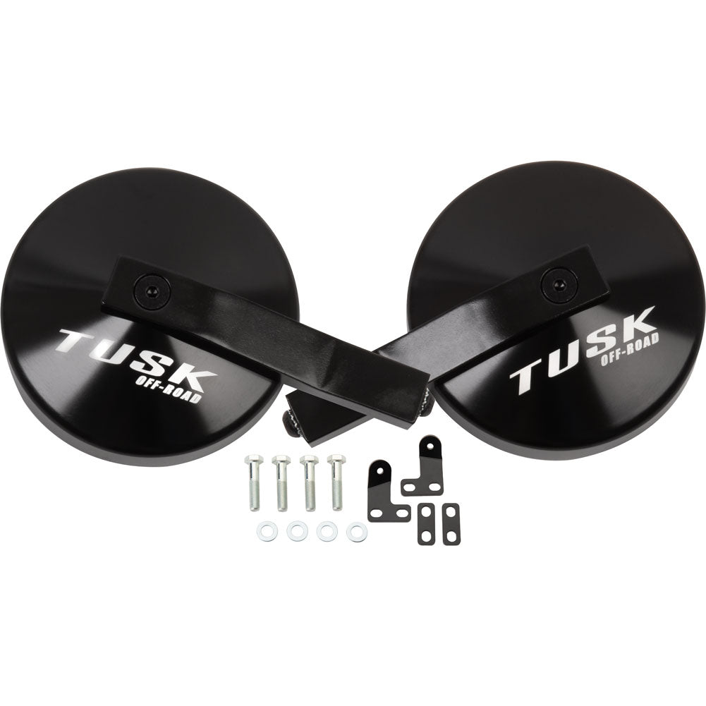 Tusk 1868840012 Alloy UTV Mirror Kit w/A-Pillar Mounts