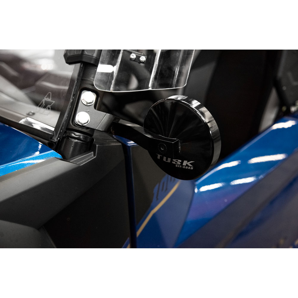 Tusk 1868840012 Alloy UTV Mirror Kit w/A-Pillar Mounts