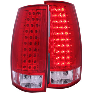 ANZO 311140 2007-2014 fits Chevrolet Suburban LED Taillights Red/Clear G4