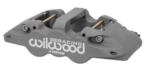Wilwood Caliper-Aero4-L/H - Anodized 1.62/1.38in. Pistons 1.25 Rotor