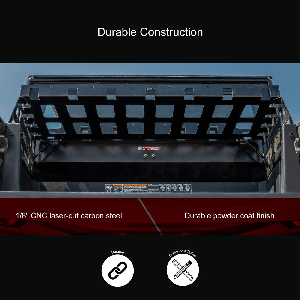 Tusk 1882990014 Cargo Rack Tall Black Powder Coated