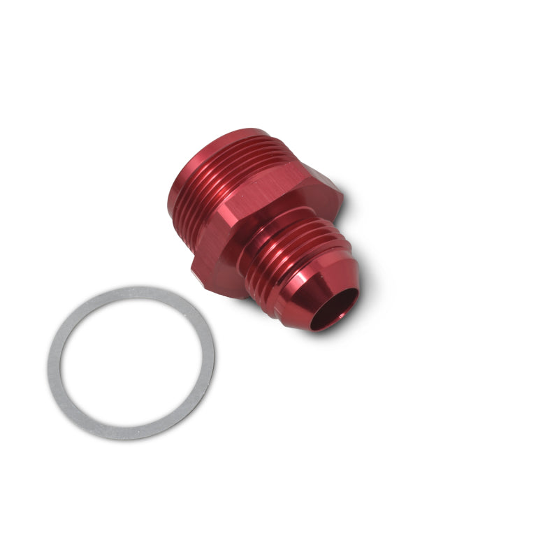 Russell 640340 Performance 1in-20 x 6 AN Male Flare Adapter (66-89 Edelbrock Q-Jets/75-89 Stock Q-Jets)