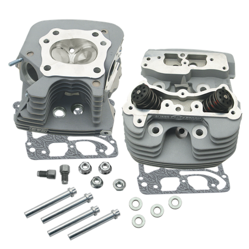 S&S 106-3227 Cycle 08-16 Touring Super Stock 79cc Cylinder Head Kit - Silver