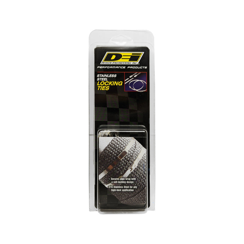 DEI  10201 Stainless Steel Locking Tie 8in - 8 per pack