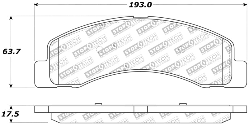 Stoptech 309.0756 Performance Brake Pads