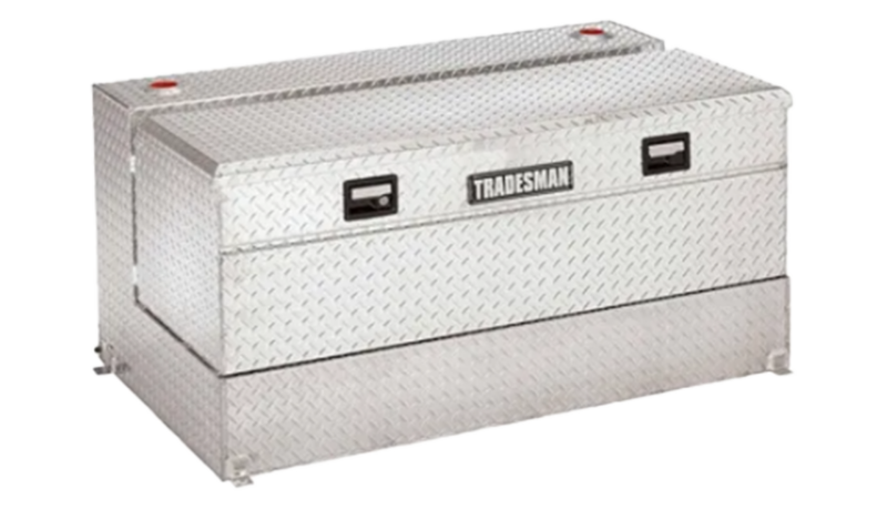 Tradesman 3256 Aluminum L-Shape Liquid Storage Tank Combo (56in. / 92 Gallon Capacity) - Brite