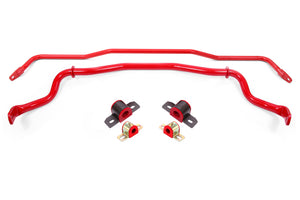 BMR SB760R S550 fits Mustang Sway Bar Kit with Bushings Front and Rear Red