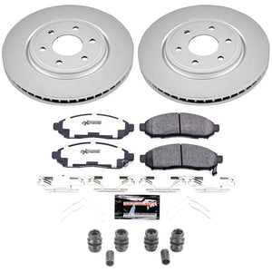 Power Stop 16-26 Nissan Frontier Front Z36 Coated Truck & Tow Brake Kit