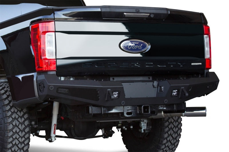 Addictive Desert Designs R167301280103 fits Ford 17-18 F-250 HoneyBadger Rear Bumper w/ Backup Sensor Cutouts