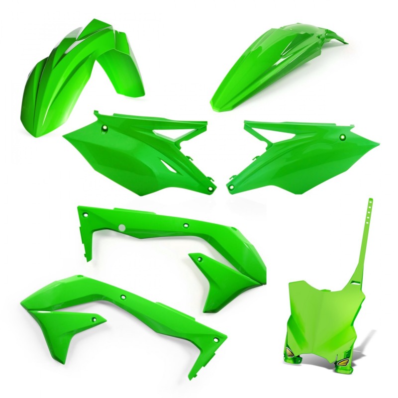 Cycra 1CYC-9418-72 16-18 fits Kawasaki KX450F 5 pc. Replica Body Kit - Green