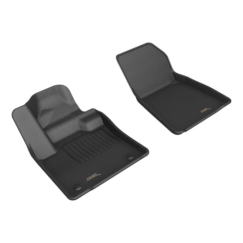 3D L1VV04511509 Maxpider 2023+ fits Volvo C40 Recharge Kagu Floor Mat- Black R1