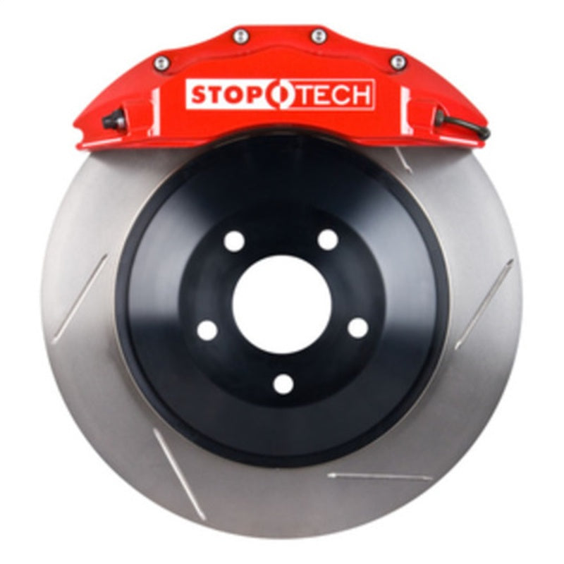 StopTech 82.241.6100.71 fits Dodge 06-09 09 Challenger/ Charger SXT R/T Front Touring BBK w/ Red ST-60 Calipers Slotted 3