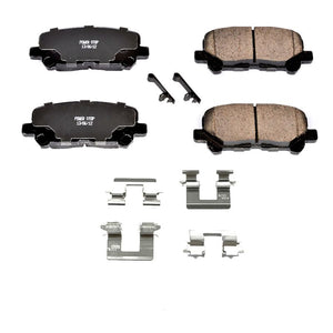 PowerStop 17 fits Honda Pilot Rear Z17 Evolution Ceramic Brake Pads w/Hardware