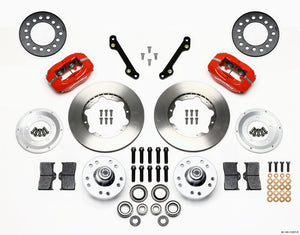 Wilwood 140-11007-R Forged Dynalite Front Kit 11.00in Red 70-78 fits Camaro
