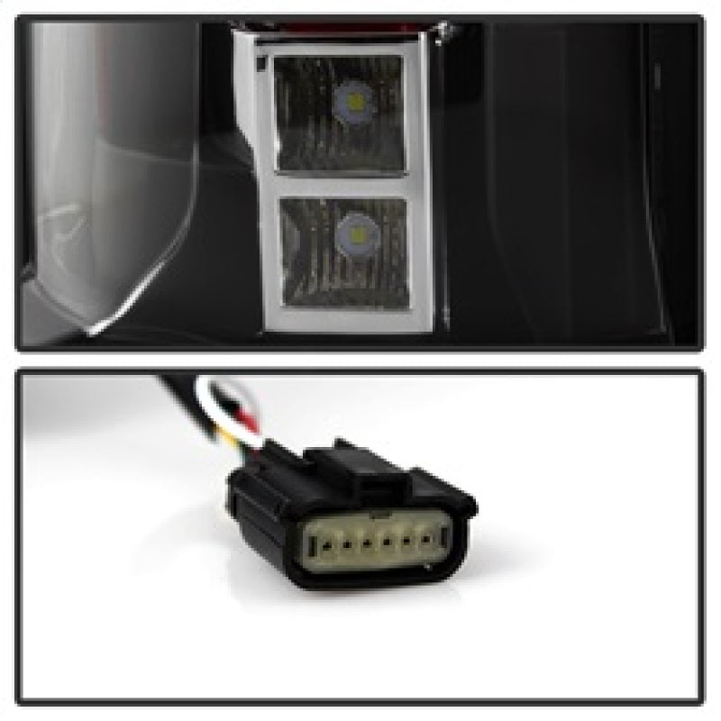 xTune 9039775 fits GMC Yukon 15-17 LED Tail Lights (Escalade Style) - Black ALT