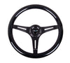 NRG ST-015BK-BSB ST-015BK-BSB Classic Wood Grain Steering Wheel Black Sparkled