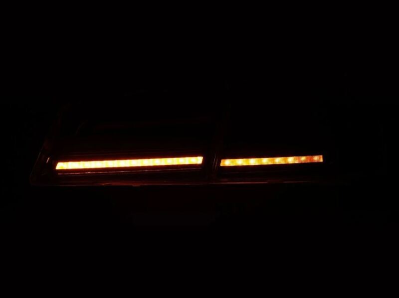 AlphaRex 601130 12-21 fits Tesla Model S LUXX-Series LED Tail Lights - Black/