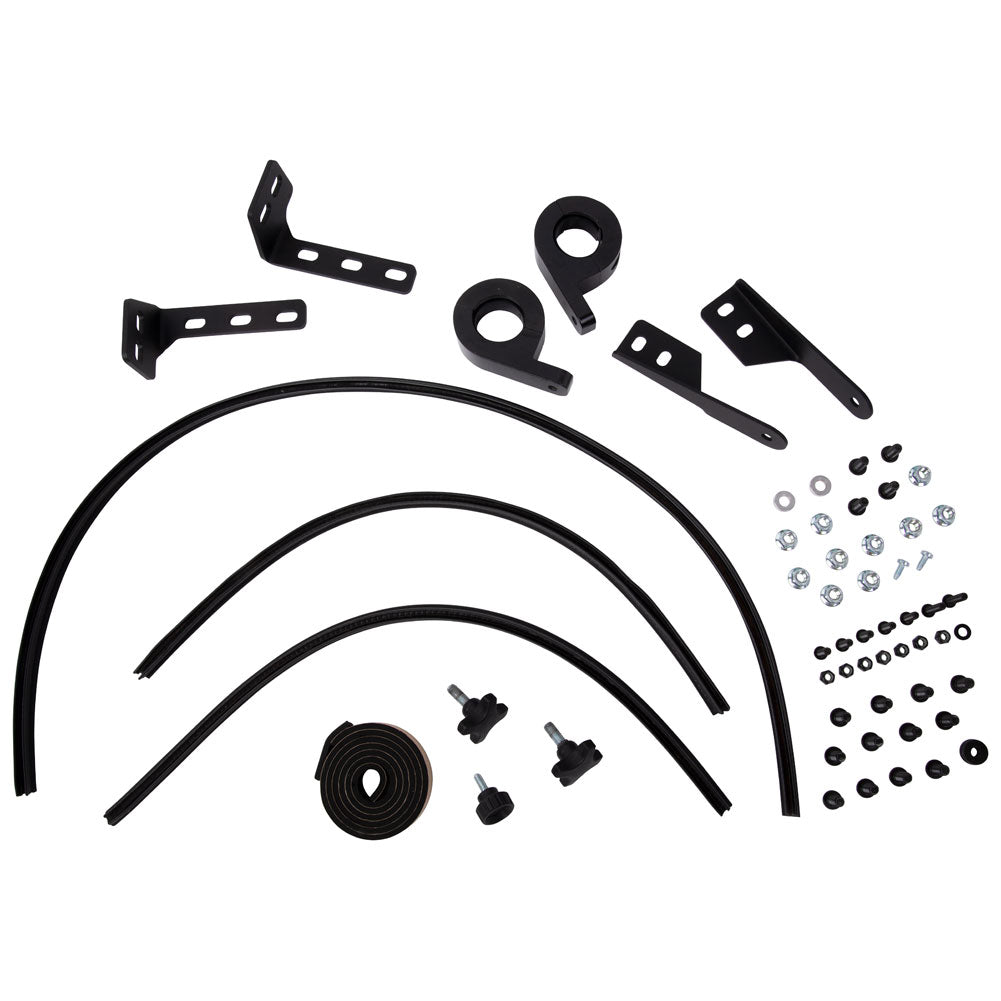Tusk 1904590019 UTV Folding Glass Windshield with Windshield Wiper