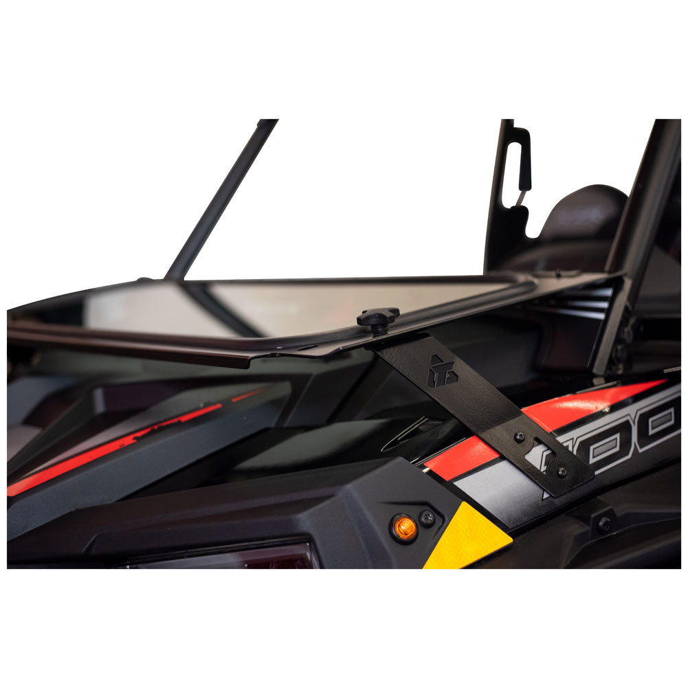 Tusk 1904590020 UTV Folding Glass Windshield with Windshield Wiper