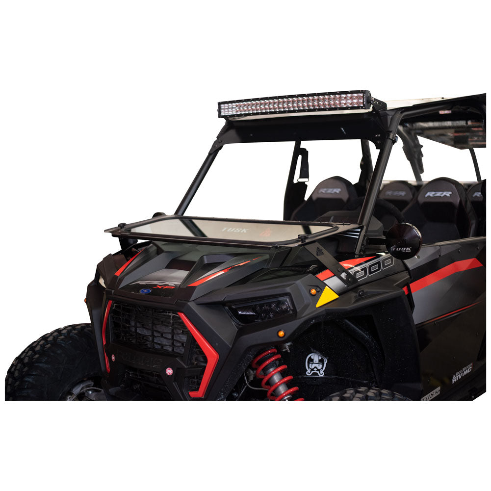 Tusk 1904590020 UTV Folding Glass Windshield with Windshield Wiper