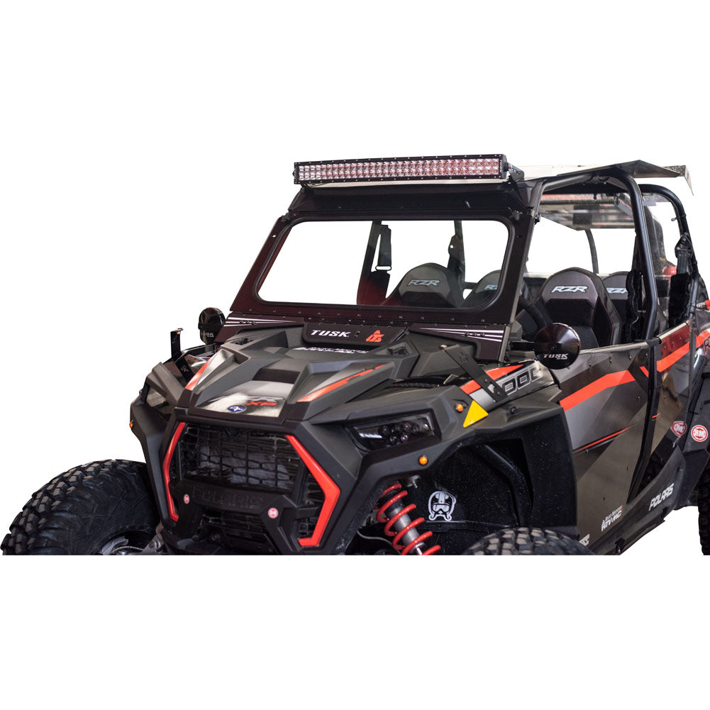 Tusk 1904590020 UTV Folding Glass Windshield with Windshield Wiper