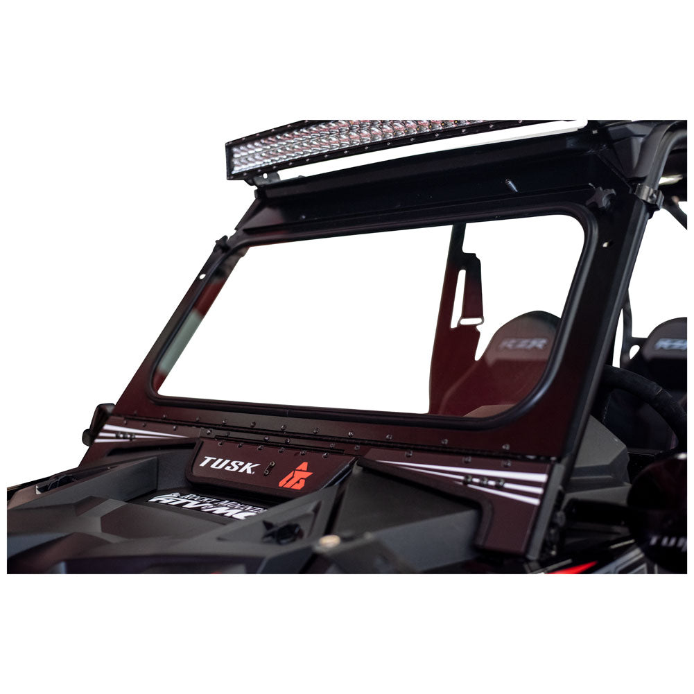 Tusk 1904590020 UTV Folding Glass Windshield with Windshield Wiper