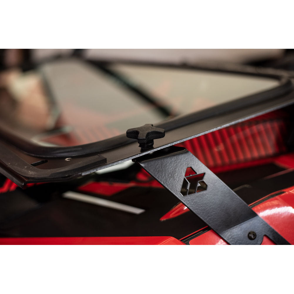 Tusk 1904590021 UTV Folding Glass Windshield with Windshield Wiper