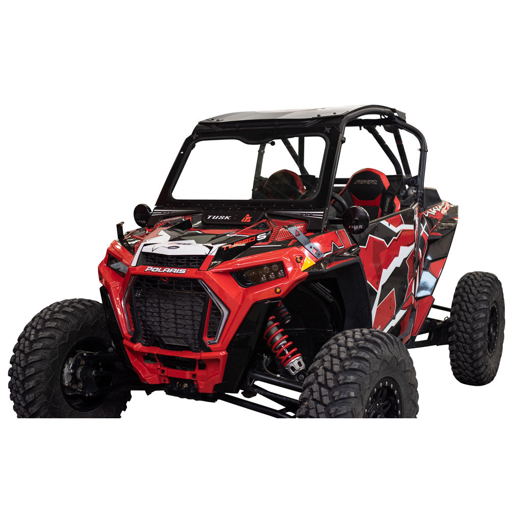 Tusk 1904590021 UTV Folding Glass Windshield with Windshield Wiper