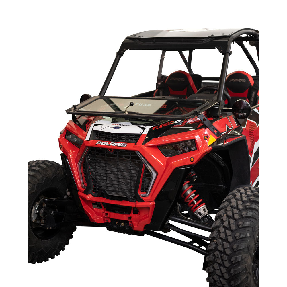 Tusk 1904590021 UTV Folding Glass Windshield with Windshield Wiper