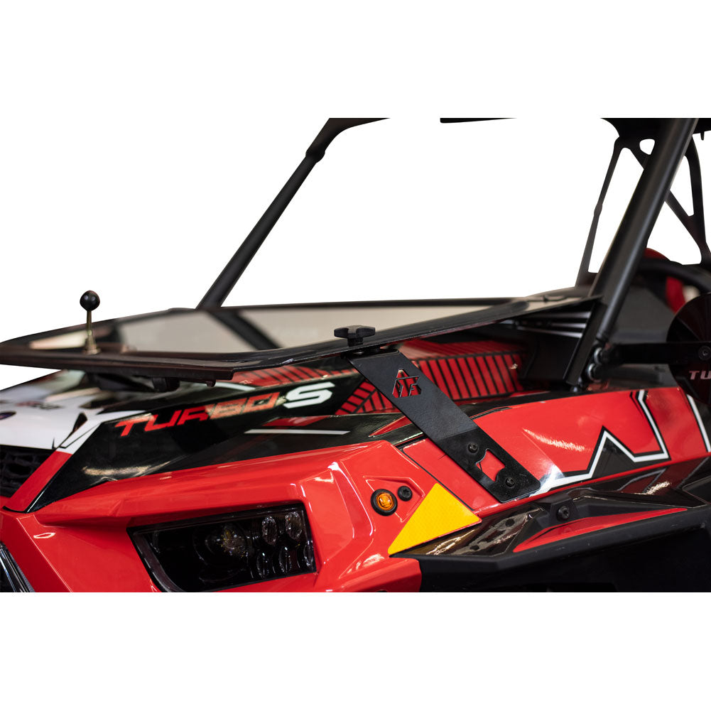 Tusk 1904590021 UTV Folding Glass Windshield with Windshield Wiper