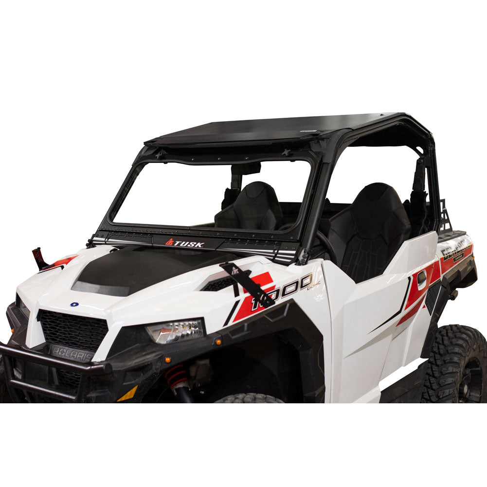 Tusk 1904590022 UTV Folding Glass Windshield with Windshield Wiper