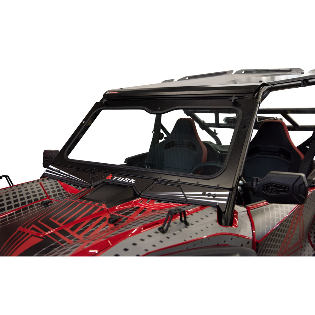 Tusk 1904590025 UTV Folding Glass Windshield with Windshield Wiper